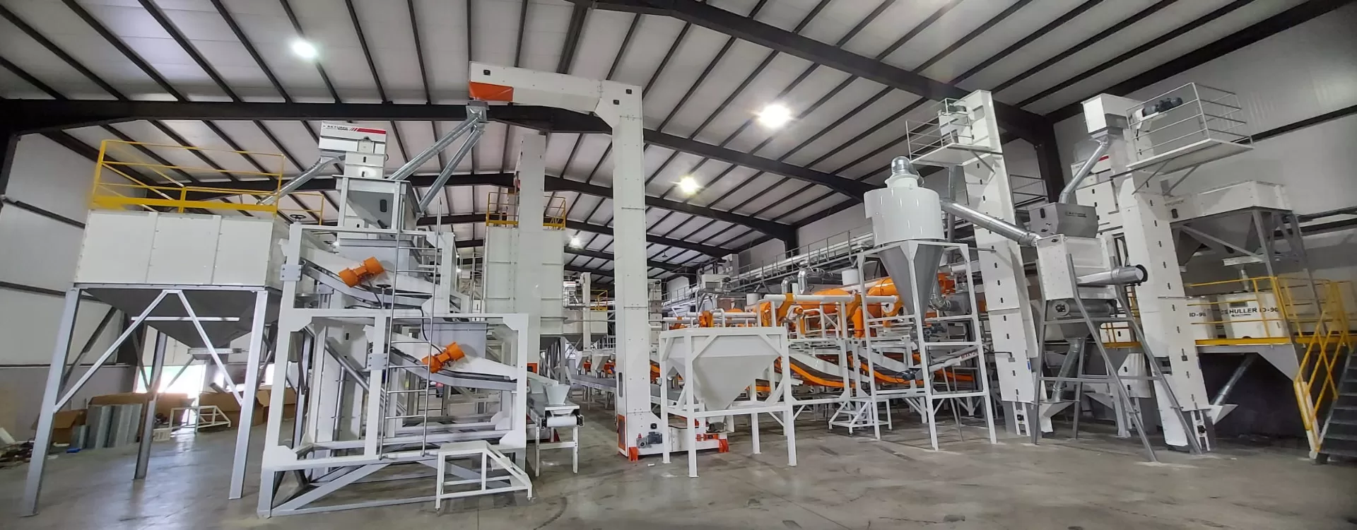 Sunflower Seed Cleaning and Dehulling Plant – Fully Automated Equipment