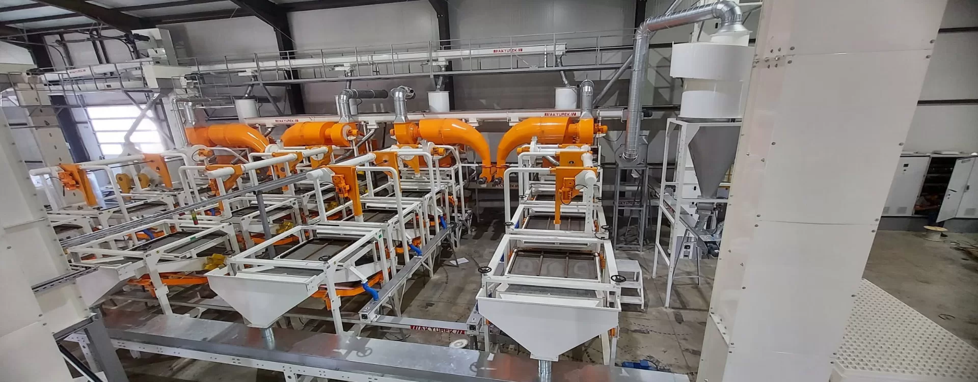 Complete sunflower seed cleaning and dehulling line with MMCTECH processing machines
