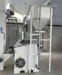 Fully automatic Stone Separator separating stones, metal, and glass from seed lot