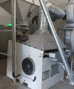 The fully automatic Stone Separator delivering a perfectly clean seed lot