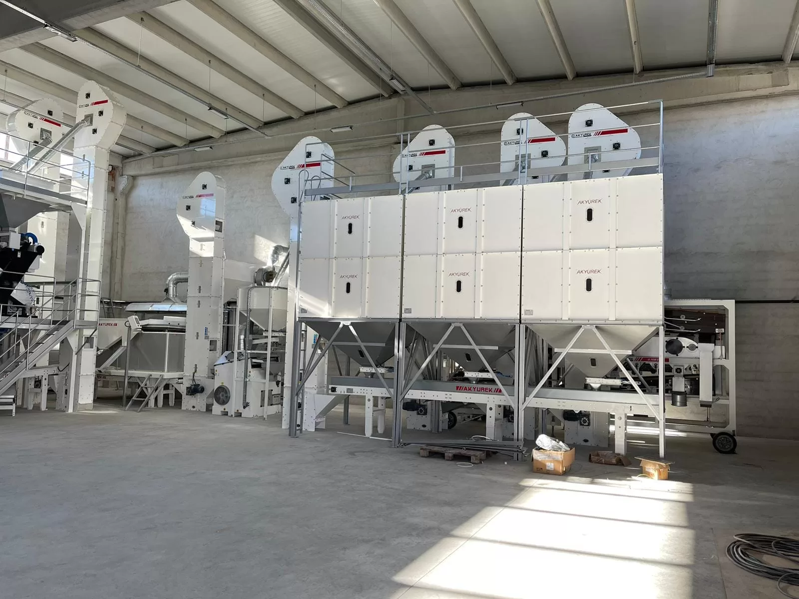 Indoor Storage Silos – Pulses Cleaning Line Facility by Mmctech