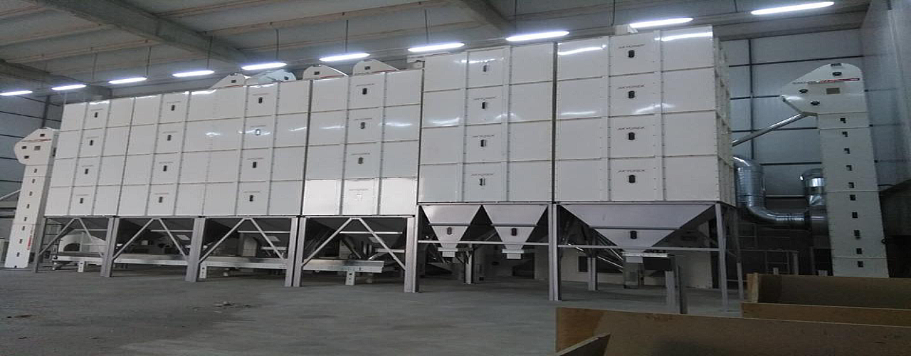 Mmctech custom square bins interior view for seed and grain storage