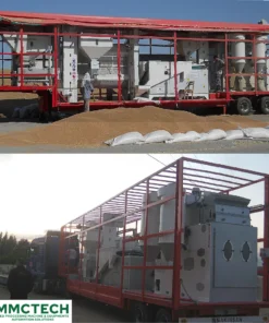 Mmctech Portable Seed Cleaner for Mobile Grain Cleaning, Sorting & Bagging in North American Farms