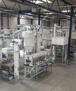 Custom sesame seed processing plant with fully automated cleaning, peeling, and drying system for 99.99% purity