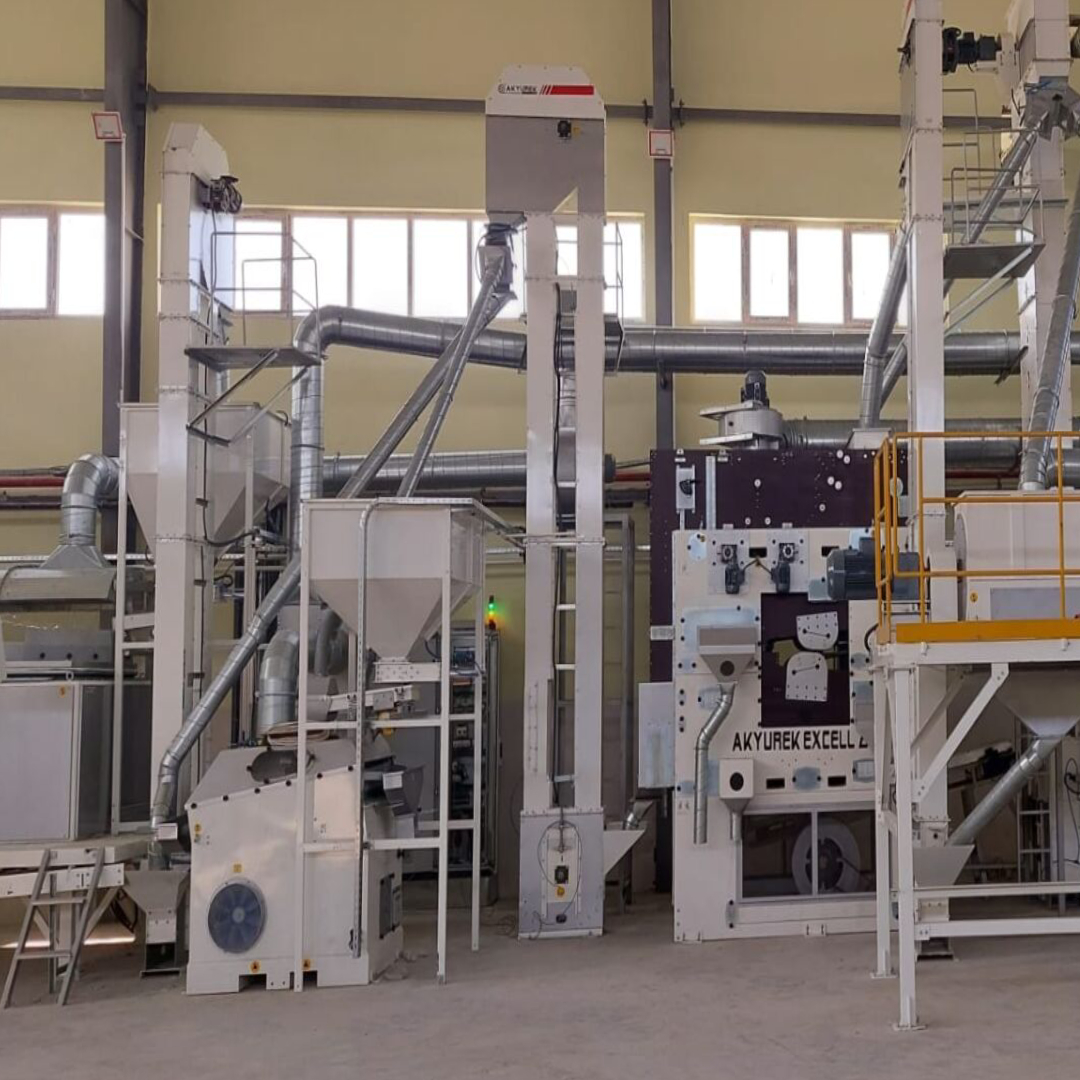 soybean processing plant with advanced cleaning and sorting system for 99.99% purity