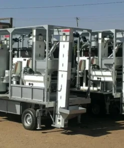 Mobile seed sorting equipment for grains and pulses