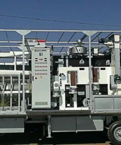 Portable seed cleaning equipment for on-site processing