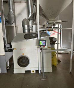 Pressure-type destoner in a full seed processing line