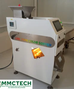 High-precision Laboratory Type Color Sorter for small-scale seed, grain, and pulse sorting, featuring advanced CCD camera technology for maximum accuracy and efficiency.
