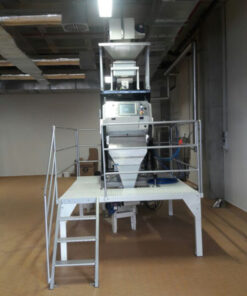 Mmctech single channel color sorter and platform in seed processing line small scale