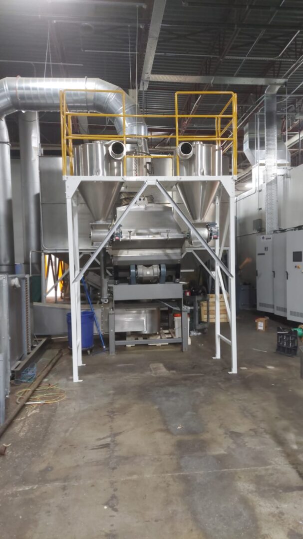 High capacity grain sieve with vibrating technology