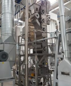 Multi-stage sesame seed husk separator