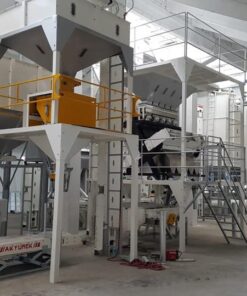 Chickpea Processing Plant with Advanced Color Sorter and Bagging Machine