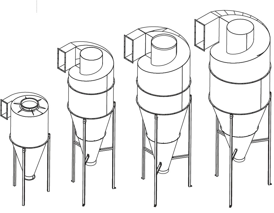 Cyclone Dust Collectors – Dust Collection Systems - Image 24