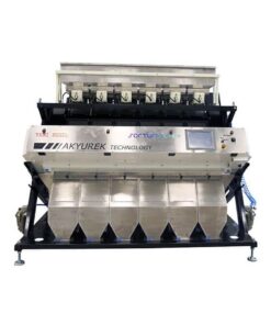 Mmctech Color Sorter SIx Channel with AI-powered imaging and high-speed ejector system for precise sorting of grains, seeds, and nuts.