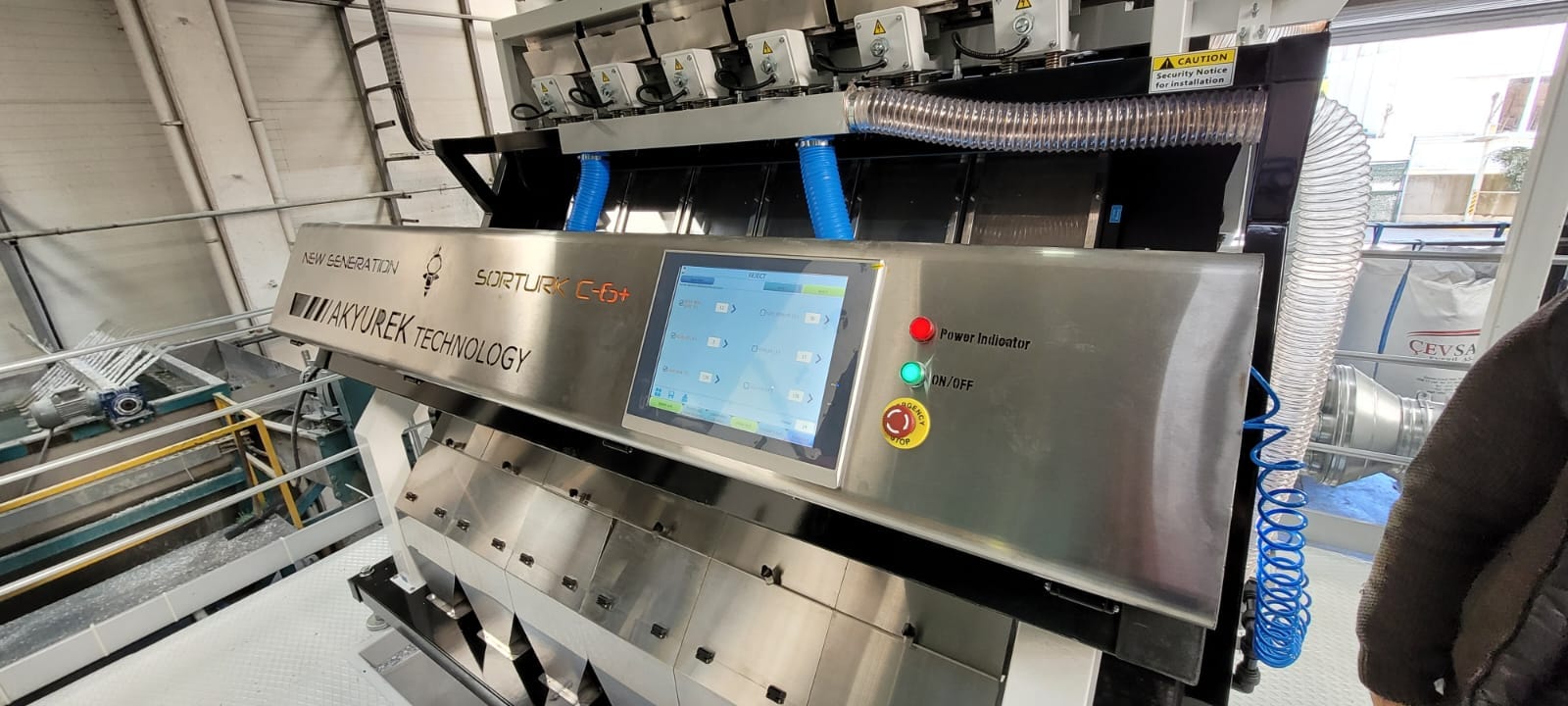Mmctech C-10 Color sorter front view
