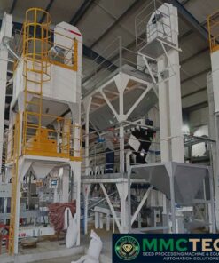 MMCTECH Grain Seed Processing Plant with Bagging and Color Sorting Machines Millet seed processing Plant
