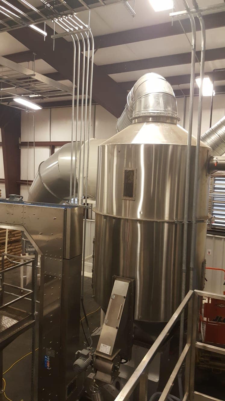 High capacity sesame seed drying machine